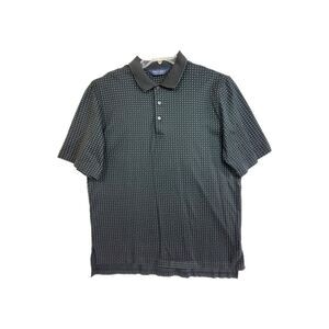 Ralph Lauren Polo XL Black All Over Print Shirt Mens 100% Pima